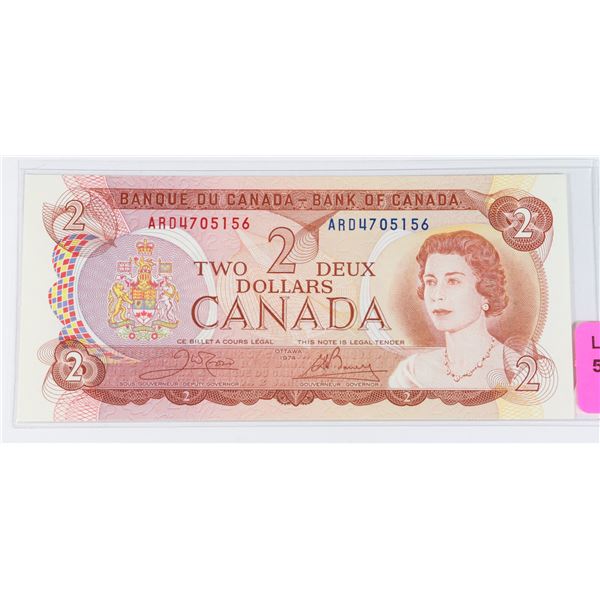 1974 $2 ARD PREFIX 1 OF 100 FROM ESTATE PACKAGE