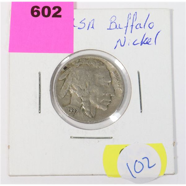 1937 U.S.A. INDIAN HEAD NICKEL