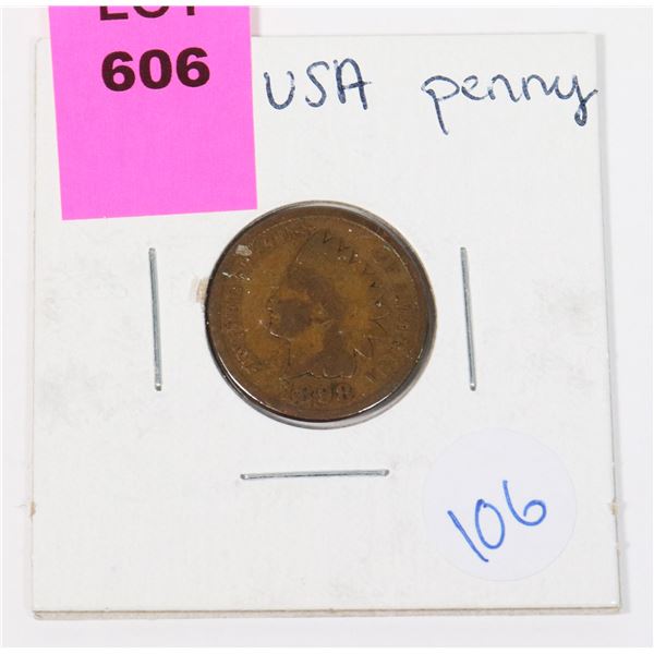 1898 U.S.A. INDIAN HEAD PENNY