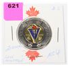 Image 1 : 1945-2020 COMMEMORATIVE TOONIE VICTORY COLORED