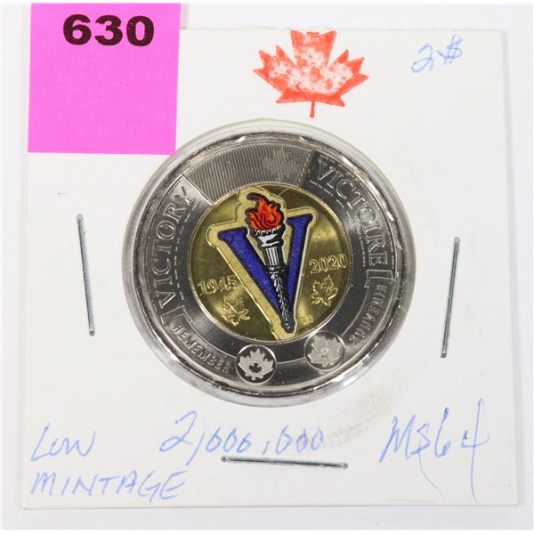 1945-2020 COMMEMORATIVE VICTORY COLORED