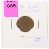 Image 1 : 1889 USA INDIAN HEAD PENNY