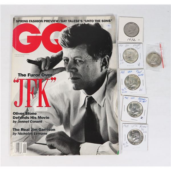 J.F. KENNEDY PACKAGE: SPECIAL G.Q. MAGAZINE WITH