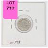 Image 1 : 1893 CANADA QUEEN VICTORIA 5 CENT 92.5% SILVER