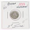 Image 2 : 1893 CANADA QUEEN VICTORIA 5 CENT 92.5% SILVER