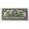 Image 1 : 1937 CANADA 1 DOLLAR BANK NOTE