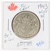 Image 1 : 1943 50 CENT W.W. II 80% SILVER MINTED 3,189,583