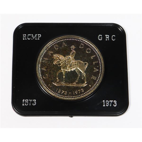 1873-1973 R.C.M.P. 100TH ANNIVERSARY SILVER DOLLAR