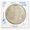 Image 1 : 1921 D MORGAN SILVER DOLLAR 90% SILVER