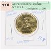 Image 1 : 2022 OSCAR PETERSON LOONIE FROM MINT ROLL