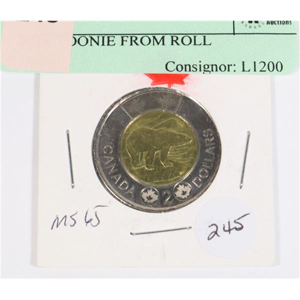 2016 TOONIE FROM ROLL