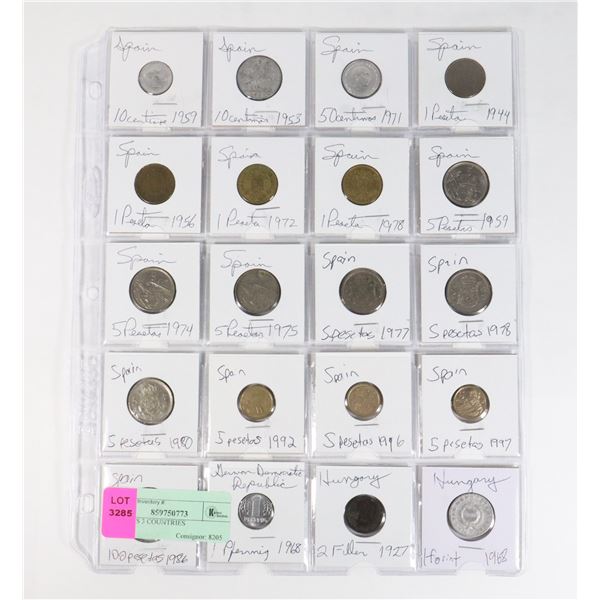 20 COINS 3 COUNTRIES