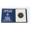 Image 1 : 1985 WORLD VISION CANADA POUCHED COIN