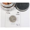 Image 2 : 1936 KING GEORGE CANADIAN 5 CENT COIN SOLD WITH