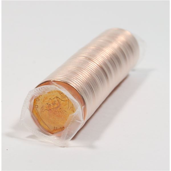 2007 UNCIRCULATED MINT ROLL CANADIAN PENNIES