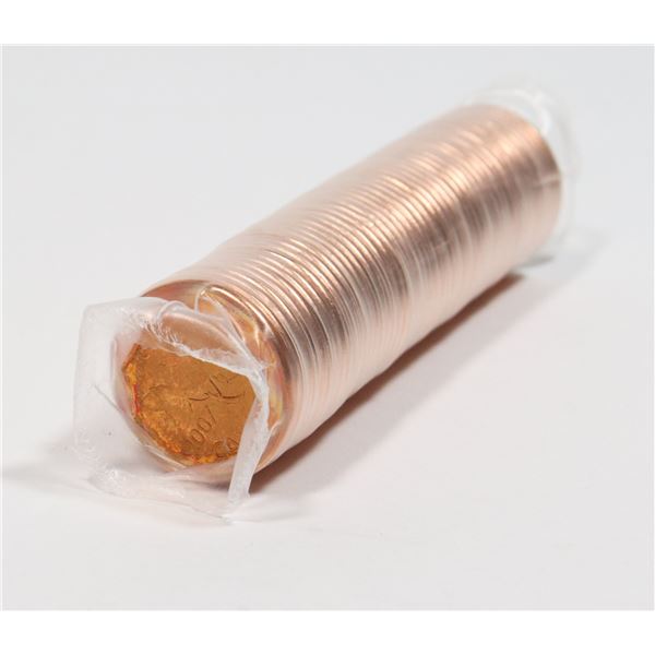 2007 UNCIRCULATED MINT ROLL CANADIAN PENNIES