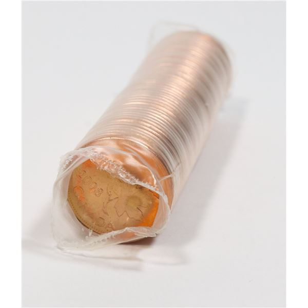 2008 UNCIRCULATED MINT ROLL CANADIAN PENNIES