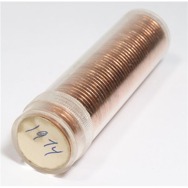 ROLL OF 1974 BU CANADIAN PENNIES