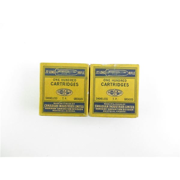COLLECTIBLE DOMINION .22 LR AMMO LOT