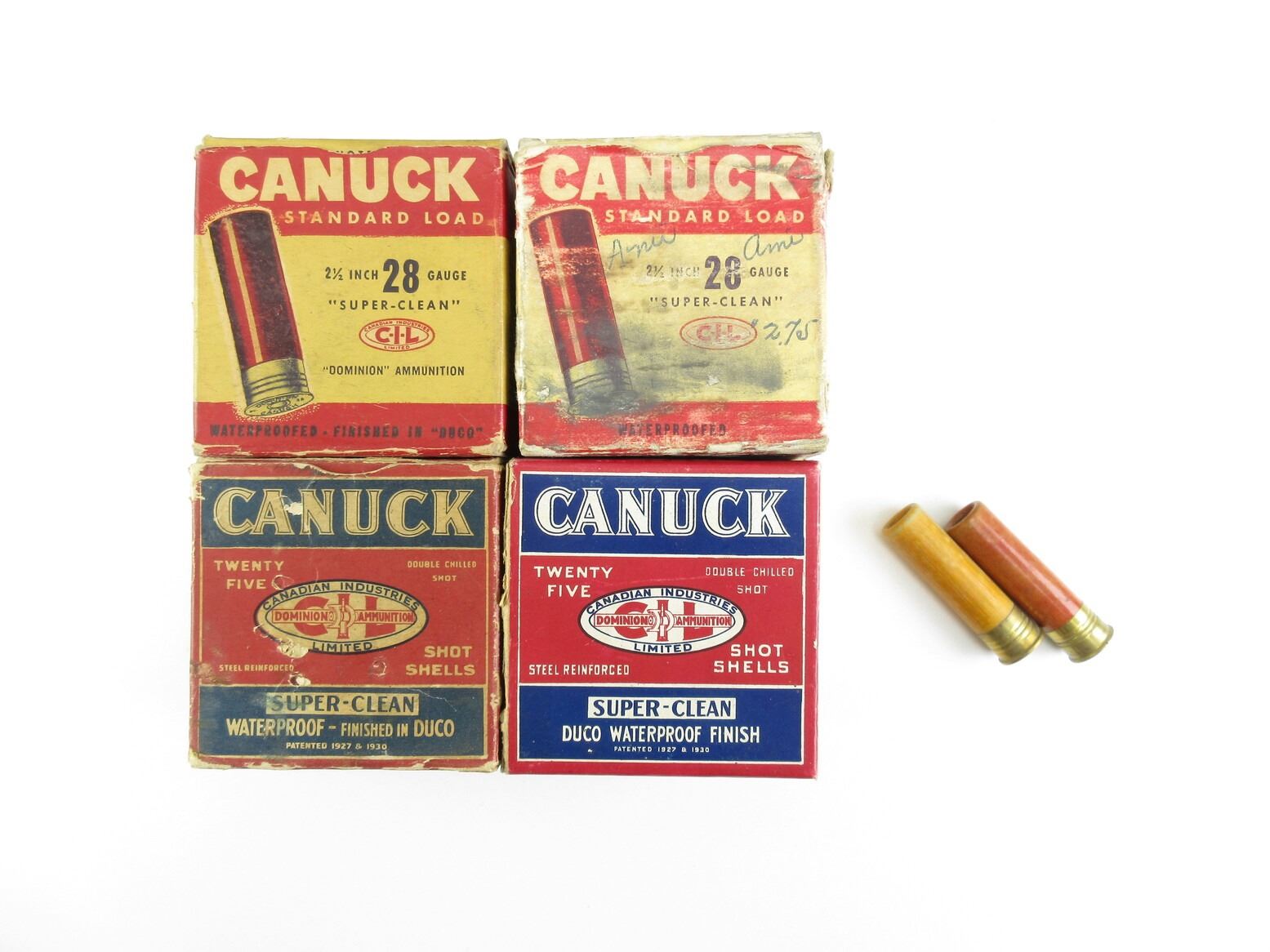 COLLECTIBLE ASSORTED CANUCK 28 GAUGE 2 1/2