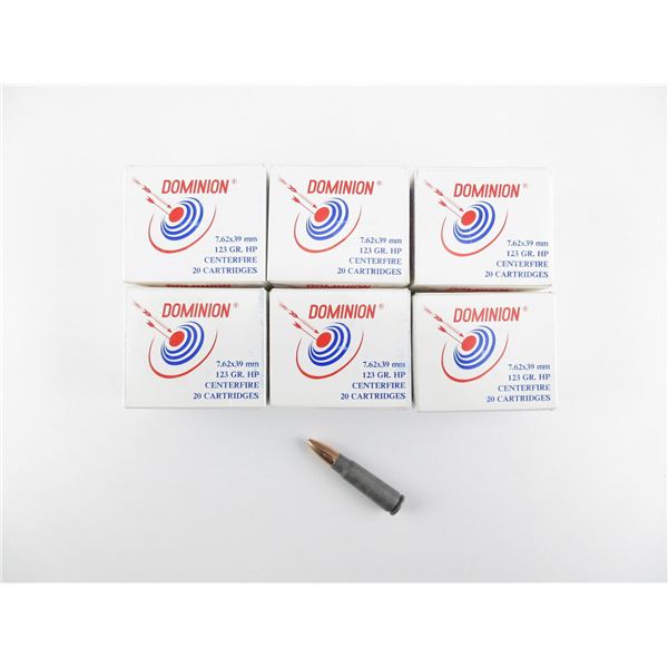 DOMINION 7.62X39MM AMMO LOT