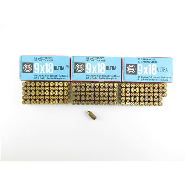 GECO 9X18 ULTRA AMMO LOT