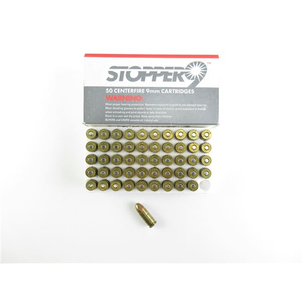 STOPPER 9 9MM LUGER AMMO LOT