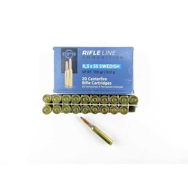 PPU 6.5X55 SWEDISH AMMO LOT