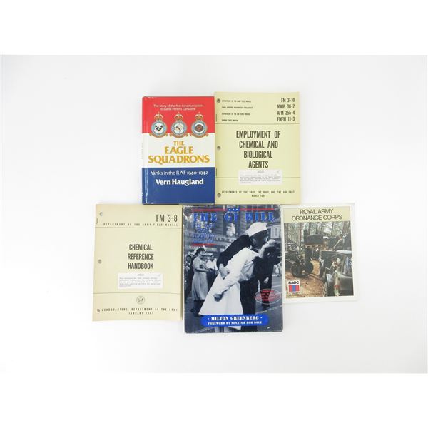 ASSORTED U.S. MILITARY BOOK LOT