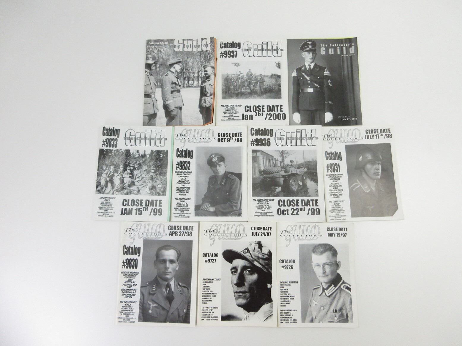 ASSORTED "THE GUILD COLLECTOR'S" MILITARIA CATALOGUE LOT