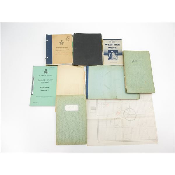 POST-WWII RCAF NAMED PAPERWORK LOT