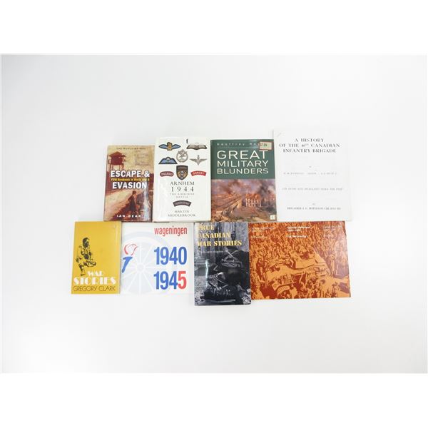 WWII ASSORTED MILITARY BOOKS LOT