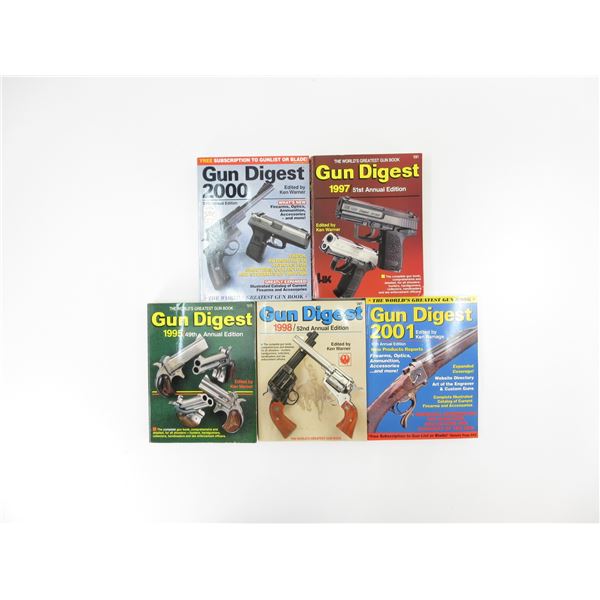 ASSORTED "GUN DIGEST" BOOKS LOT
