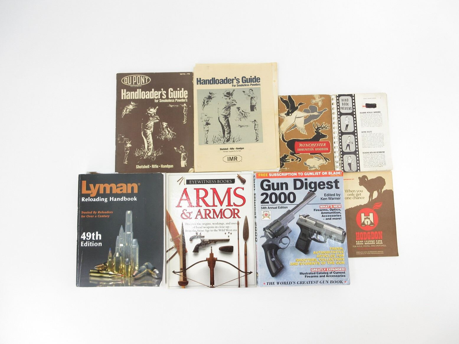 ASSORTED GUN AND RELOADING BOOKS LOT - Switzer's Auction & Appraisal ...