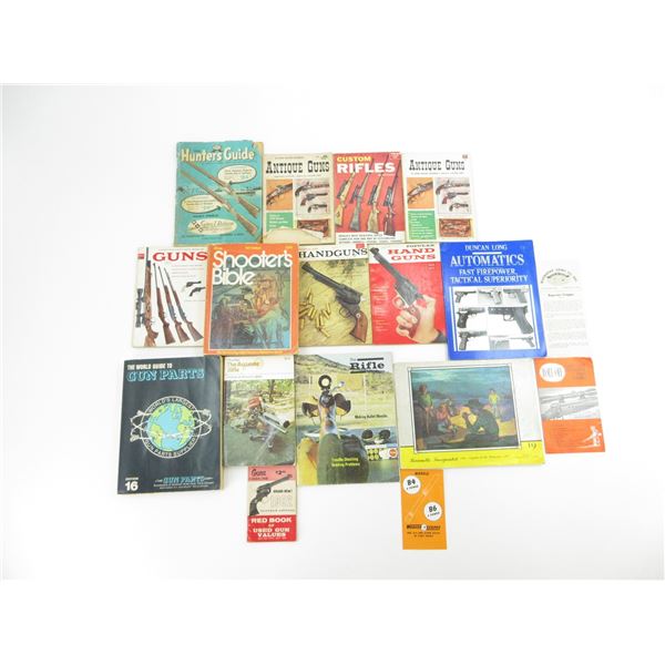 ASSORTED VINTAGE GUN BOOK LOT