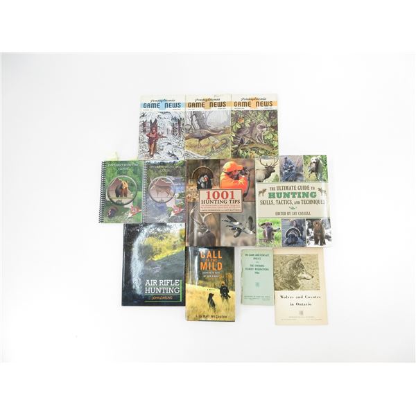 ASSORTED HUNTING BOOKS LOT