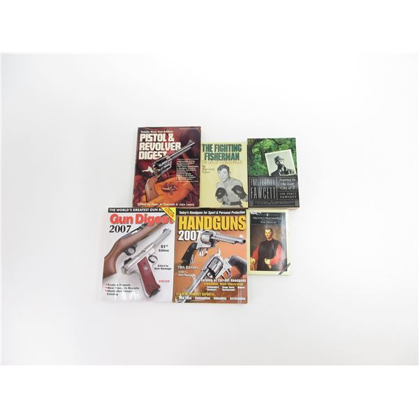 ASSORTED GUN AND ETC. BOOKS LOT
