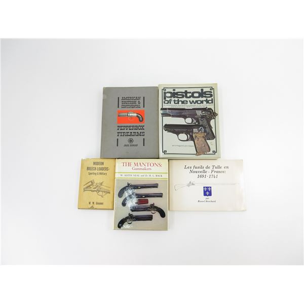 ASSORTED FIREARMS BOOKS LOT