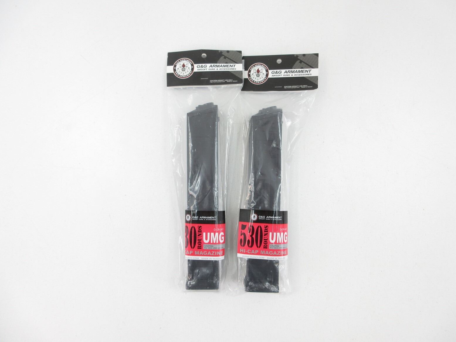 G&G UMG 530 ROUND HIGH-CAP AIRSOFT MAGAZINES LOT