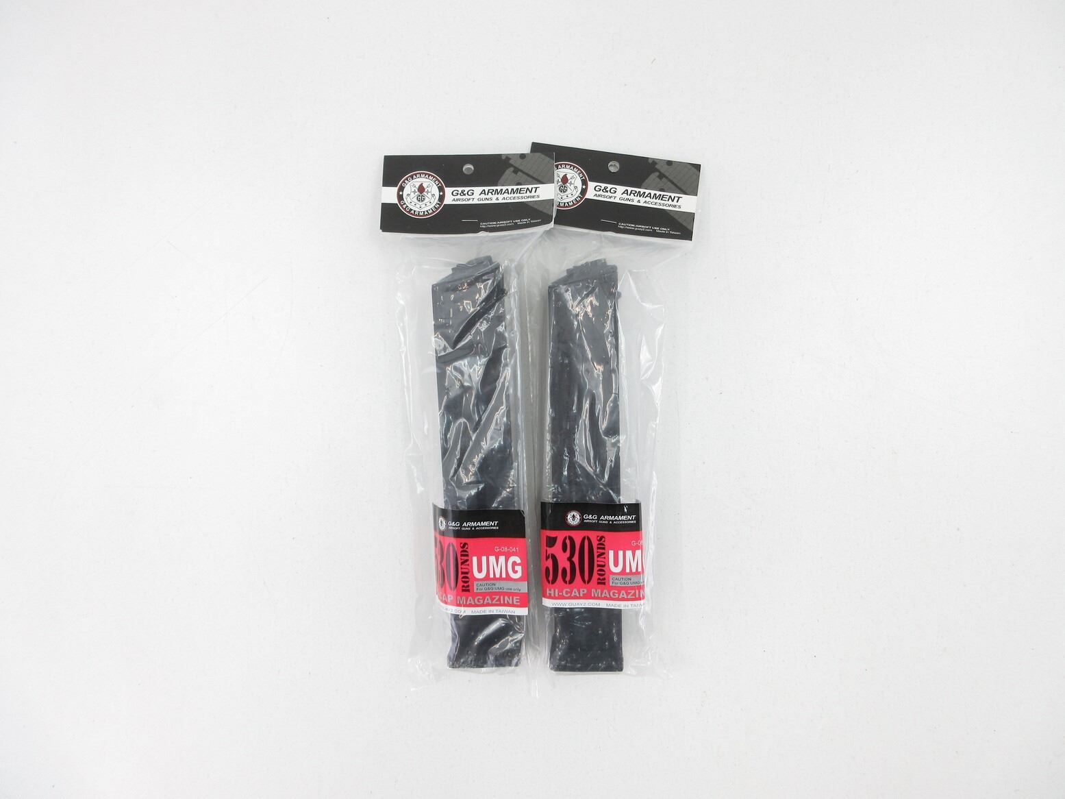 G&G UMG 530 ROUND HIGH-CAP AIRSOFT MAGAZINES LOT