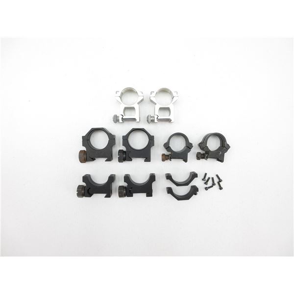 ASSORTED SCOPE RINGS LOT