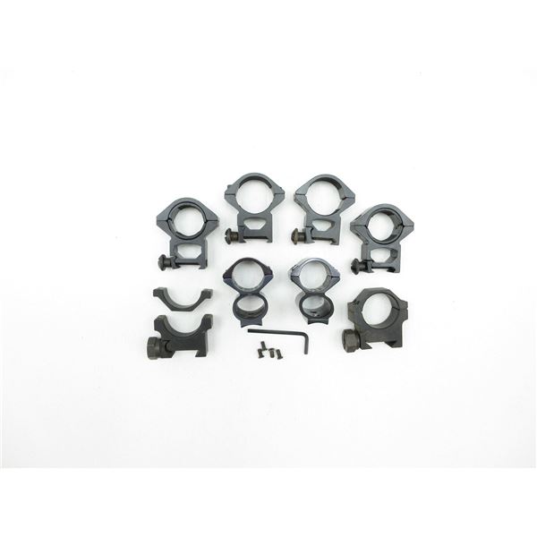 ASSORTED SCOPE RINGS LOT