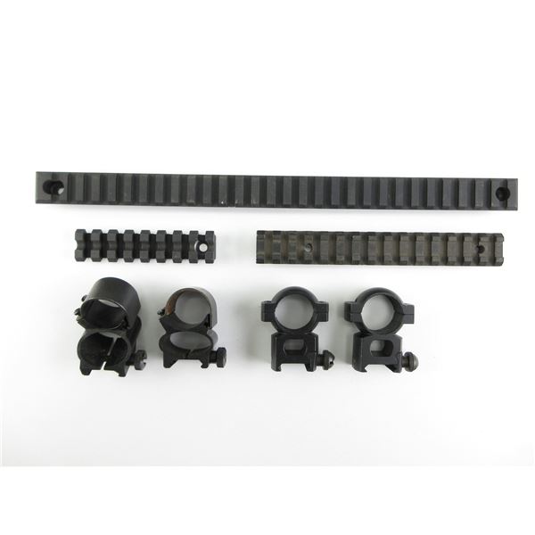 ASSORTED SCOPE RINGS AND MOUNTS LOT
