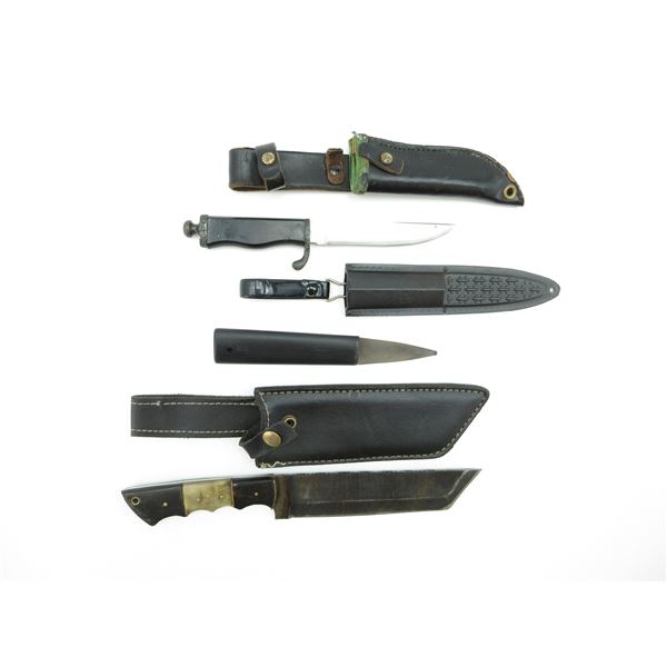 ASSORTED FIXED BLADE KNIVES LOT