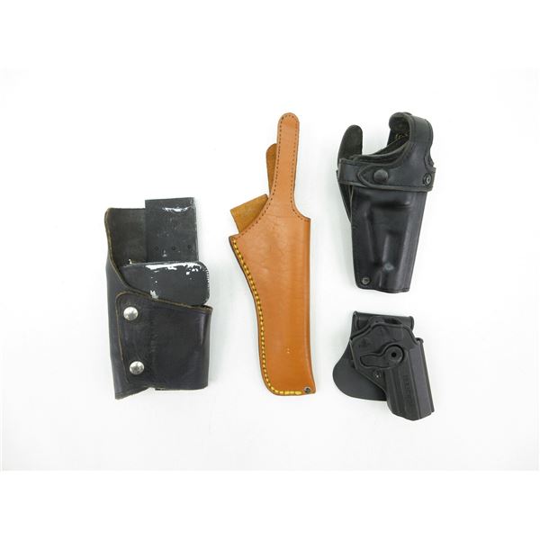 ASSORTED LEATHER HOLSTERS LOT
