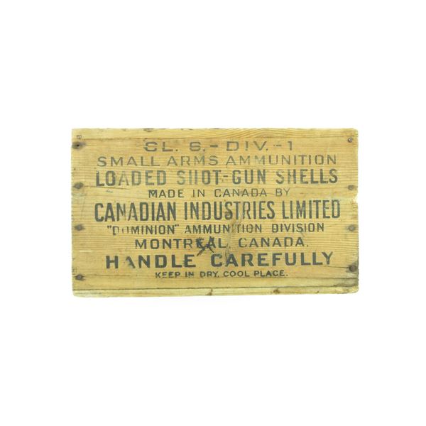 COLLECTABLE WOODEN AMMUNITION CRATE
