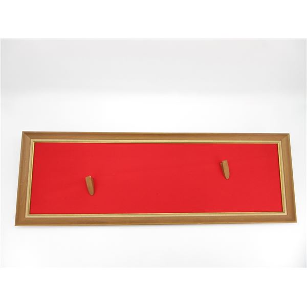 WOODEN GUN DISPLAY WALL MOUNT