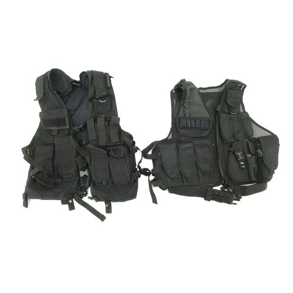 ASSORTED TACTICAL STYLE VESTS LOT