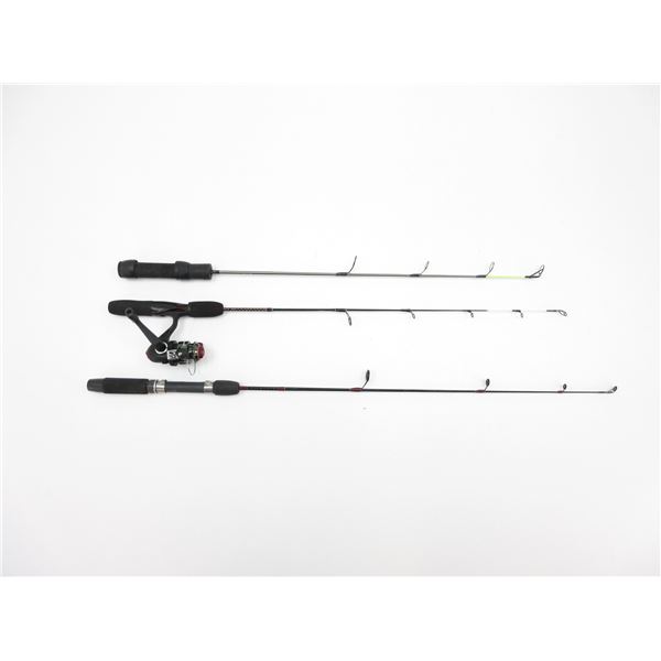 ASSORTED ICE FISHING RODS LOT
