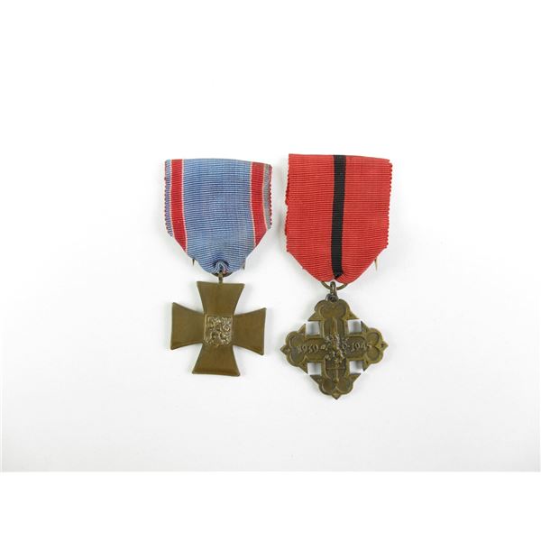 WWI / WWII CZECHOSLOVAKIAN MEDALS LOT
